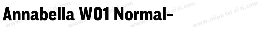 Annabella W01 Normal字体转换